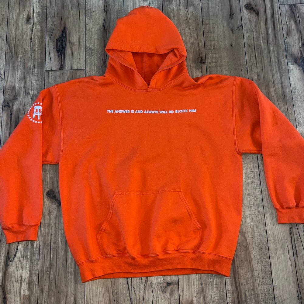 orange barstool sweatshirt